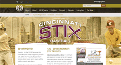 Desktop Screenshot of cincinnatistix.com